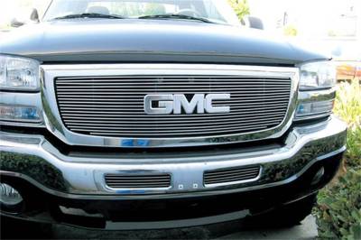 T-Rex Grilles - T-Rex Horizontal Bar Billet Aluminum Polished Grille Insert 21200