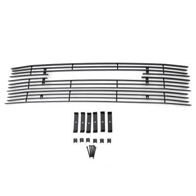 T-Rex Grilles - T-Rex Horizontal Bar Billet Aluminum Black Grille Insert 21215B