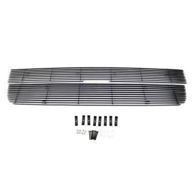 T-Rex Grilles - T-Rex Horizontal Bar Billet Aluminum Polished Grille Insert 21126