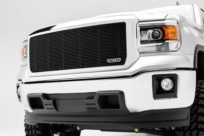 T-Rex Grilles - T-Rex 20208B Billet Series Black Grille for 14-15 GMC Sierra 1500