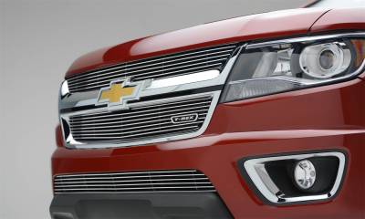 T-Rex Grilles - T-Rex Horizontal Bar Billet Aluminum Polished Grille Insert 21267