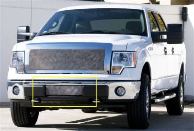 T-Rex Grilles - T-Rex Upper Class Series Woven Mesh Bumper Polished Grille Insert 55569