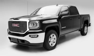 T-Rex Grilles - T-Rex 6202130 Polished Billet Grille for 16-18 Sierra 1500 w/Logo Cutout