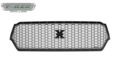 T-Rex Grilles - T-Rex Stealth Laser x Series Punch Style Black Grille Insert 7714651-BR