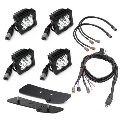 ZROADZ - ZROADZ Z365401-KIT4AW 3" White/Amber LED Pod Lights A-Pillar for 21-25 Bronco
