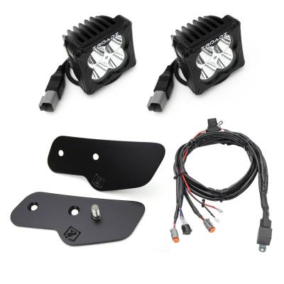 ZROADZ - ZROADZ Z365401-KIT2 3" LED Pod Lights White A-Pillar Kit for 21-25 Ford Bronco