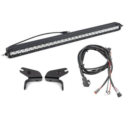 ZROADZ - ZROADZ Z325421-KIT 30" LED Light Bar Front Bumper Top Kit for 21-25 Ford Bronco