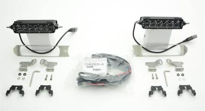 ZROADZ - ZROADZ Z415573-KIT 6" LED Light Bars Slim OEM Grille for 17-19 Ford SD XLT STX