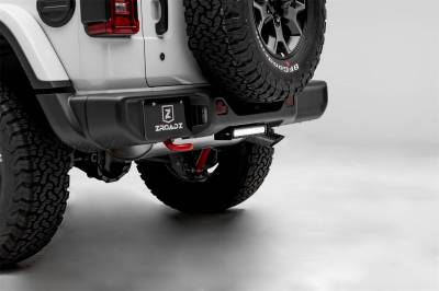 ZROADZ - ZROADZ Z384931 10" Light Bar Straight Rear Bumper Bracket for 19-24 Wrangler JL