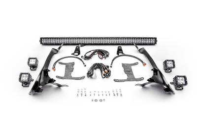 ZROADZ - ZROADZ Z374831-KIT4 3" LED Pod Lights Front Roof for 18+ Gladiator & Wrangler JL