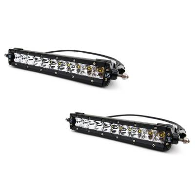 ZROADZ - ZROADZ Z415371-KIT 10" LED Bar Single Row Slim Grille Kit for 17-19 Ford SD