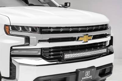 ZROADZ - ZROADZ Z322282-KIT 30" LED Bar Front Bumper Top Kit for 19-22 Silverado 1500
