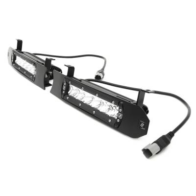 ZROADZ - ZROADZ Z415471-KIT 6" LED Light Bars Slim OEM Grille for 17-19 Ford SD Lariat