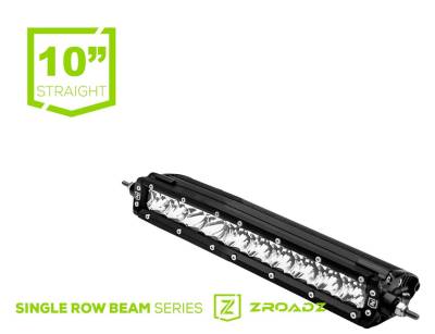 ZROADZ - ZROADZ Z30S1-10-P7EJ 10" LED Bar Slim & Straight Single Row Black