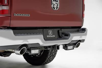 ZROADZ - ZROADZ Z384721 6" LED Light Bar Double Row RR Bumper Bracket for 19-20 Ram 1500