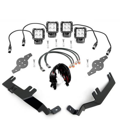 ZROADZ - ZROADZ Z361221-KIT4 Hood Hinge LED Kit for Silverado 2500HD/3500HD