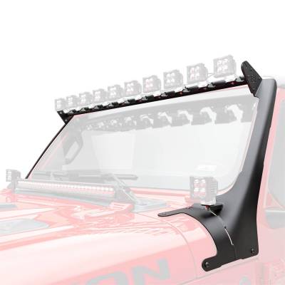 ZROADZ - ZROADZ Z934931-BK2 Front Roof LED Bracket Fits 18-21 Gladiator Wrangler (JL)