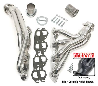 Hedman Hedders - Hedman 69170 Painted Mid-Length Exhaust Headers for 67-87 GM 2wd Trucks 396-502