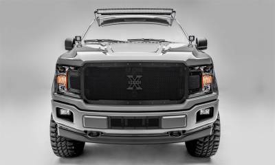 T-Rex Grilles - T-Rex Stealth X-Metal Series Woven Mesh Black Grille Insert 6715711-BR