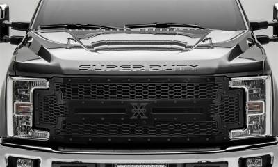T-Rex Grilles - T-Rex Stealth Laser x Series Punch Style Black Grille Insert 7715371-BR