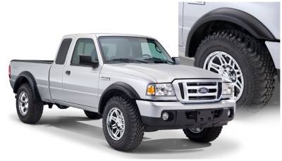 Bushwacker - Bushwacker Extend-a-Fender Front/Rear Fender Flares-Black, Ford Ranger; 21910-01