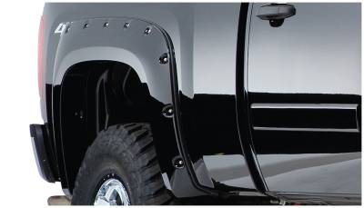 Bushwacker - Bushwacker Cut-Out Style Rear Fender Flares-Black, Bronco II; 21010-11