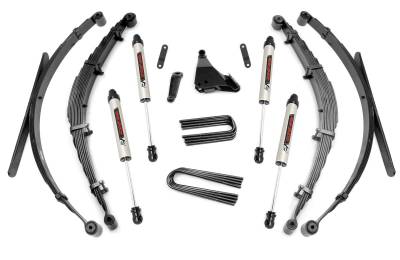 Rough Country Suspension Systems - Rough Country 6" Suspension Lift Kit, 99-04 Super Duty V10/Dsl 4WD; 49770