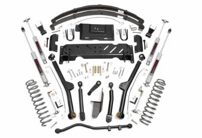 Rough Country Suspension Systems - Rough Country 6.5" Suspension Lift Kit, for 84-01 Jeep Cherokee XJ NP231; 67222