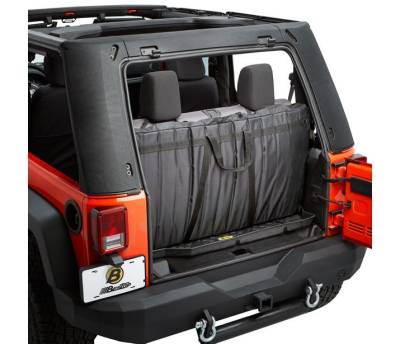 Bestop - Bestop Trektop Pro Window Storage Bag-Black, for Wrangler JK; 42811-01