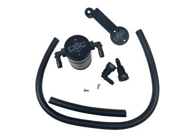 J&L Oil Separator Co - J&L Oil Separator 3.0 Passenger Side Mounted Oil Separator-Black; 3013P-B