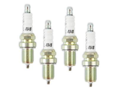 ACCEL - ACCEL 0414S-4 Performance U-Groove Resistor Header Spark Plug 4 Pack