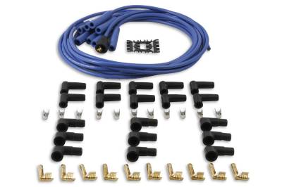 ACCEL - ACCEL 4040B Universal Super Stock Spark Plug Wire Set 8mm Blue