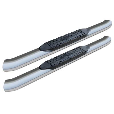 Raptor Series - Raptor 1602-0101 5" Polished Curved Oval Step Tube for Ram 1500/2500/3500