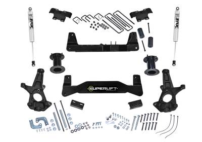 Superlift - Superlift 6.5" Suspension Lift Kit-Fox Shocks, Silverado/Sierra 1500 RWD; K180F