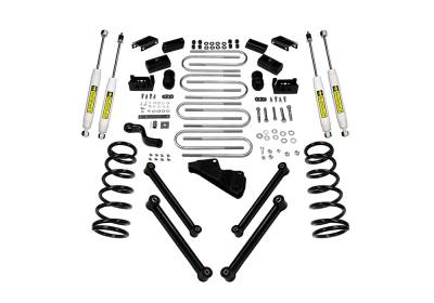 Superlift - Superlift 4" Suspension Lift Kit-SR Shocks , for 03-08 Ram 2500/3500 4WD; K832