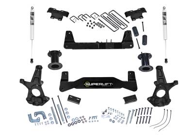 Superlift - Superlift 6.5" Suspension Lift Kit-Fox Shocks, Silverado/Sierra 1500 RWD; K181F