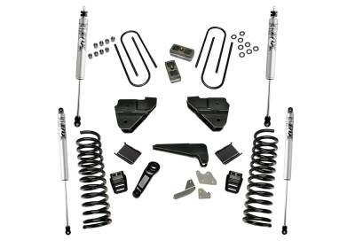 Superlift - Superlift 4" Suspension Lift Kit-Fox Shocks, for 13-18 Ram 3500 4WD; K146F