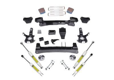 Superlift - Superlift 6" Suspension Lift Kit-SR Shocks , Silverado/Sierra 1500 4WD; K121