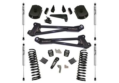 Superlift - Superlift 4" Suspension Lift Kit-Fox Shocks, for 14-18 Ram 2500 4WD; K125F