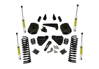 Superlift - Superlift 4" Suspension Lift Kit-SR Shocks, for 14-18 Ram 2500 4WD; K124