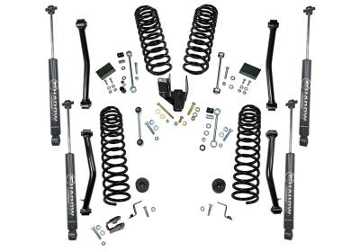 Superlift - Superlift 4.0" Suspension Lift Kit-Shadow Shocks, for Jeep JL 4dr.; K192