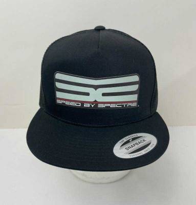 Spectre - Spectre Performance 70325 Black Mesh Snapback Trucker Hat