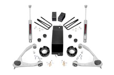 Rough Country Suspension Systems - Rough Country 3.5" Suspension Lift Kit, 07-16 Silverado/Sierra 1500 4WD; 19431A