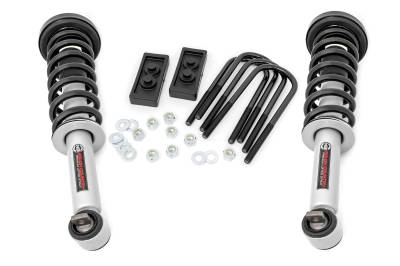 Rough Country Suspension Systems - Rough Country 2.5" Suspension Lift Kit, 21-23 F-150 Tremor 4WD; 51028