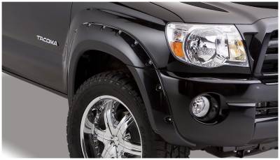 Bushwacker - Bushwacker Pocket Style Front/Rear Fender Flares-Black, for Tacoma; 31925-02