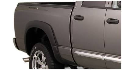 Bushwacker - Bushwacker OE Style Rear Fender Flares-Black, for Dodge Ram; 50022-02