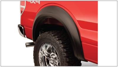 Bushwacker - Bushwacker Extend-a-Fender Rear Fender Flares-Black, Ford F-150; 20070-02