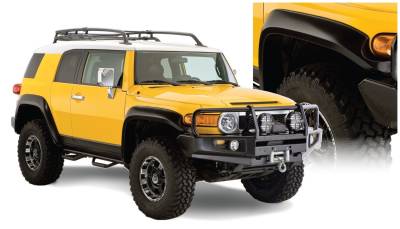 Bushwacker - Bushwacker Extend-a-Fender Fender Flares-Black, for FJ Cruiser; 31924-02