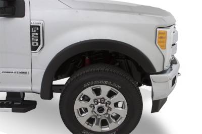 Bushwacker - Bushwacker OE Style Front Fender Flares-Black, Super Duty; 20039-02