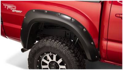 Bushwacker - Bushwacker Pocket Style Rear Fender Flares-Black, for Tacoma; 31080-02